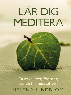 cover image of Lär dig Meditera